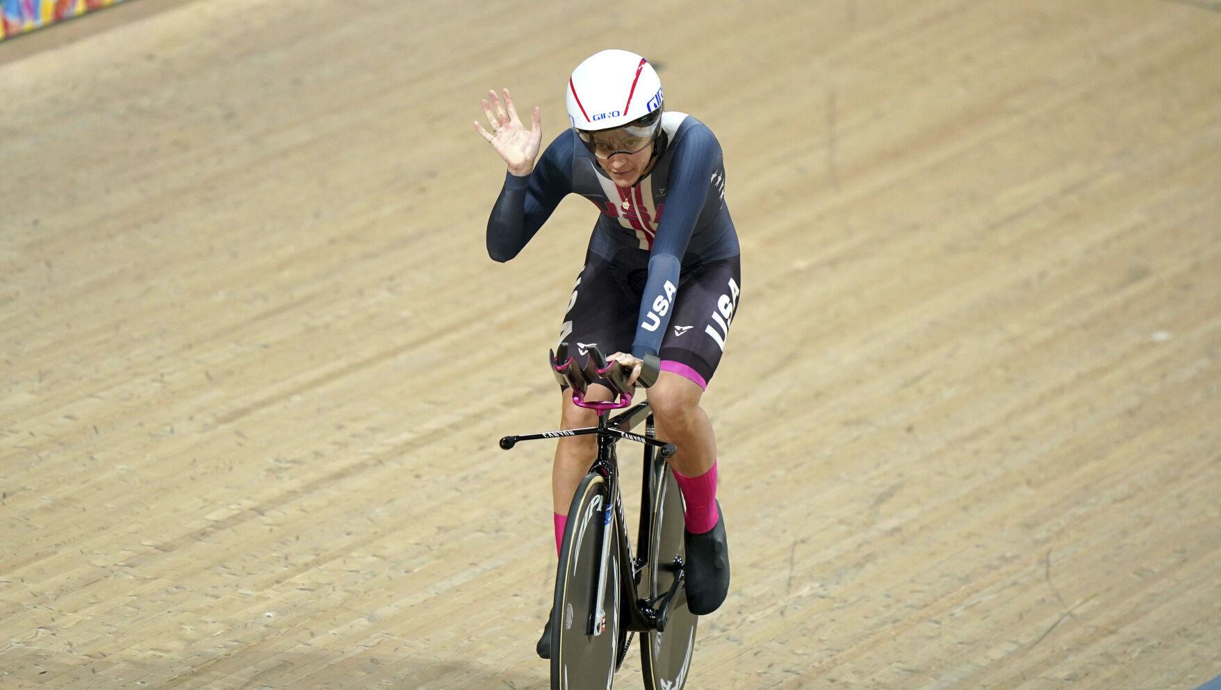 American star Dygert romps to individual pursuit title at cycling worlds